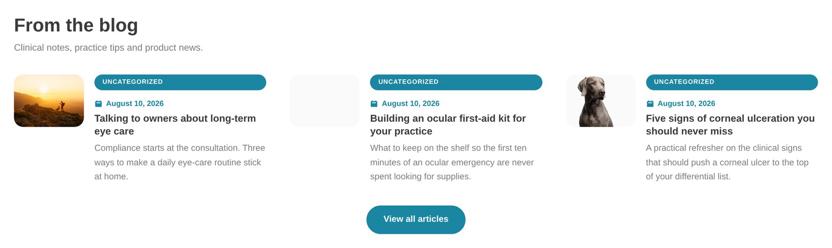 List layout